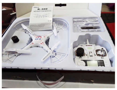 K300 HAWK EYE 4CH REMOTE CONTROL QUADCOPTER(UPGRADE EDITION)INCL.CAMERA