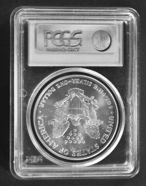 American Silver Eagle. 2002 PCGS MS 68.