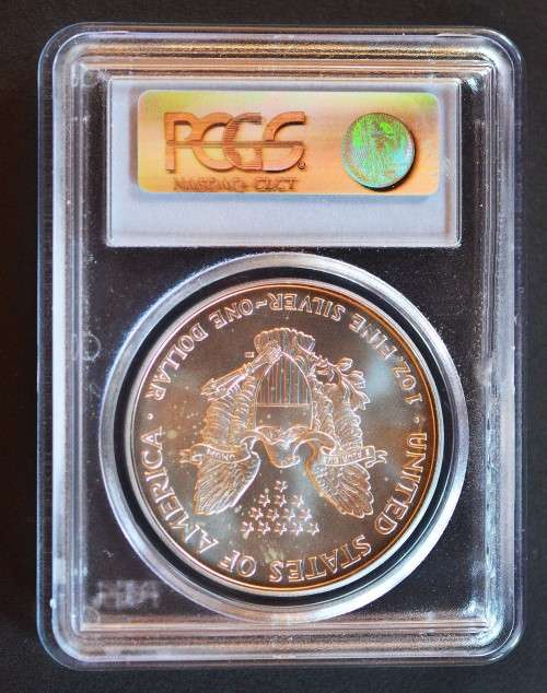 American Silver Eagle. 2002 PCGS MS 68.
