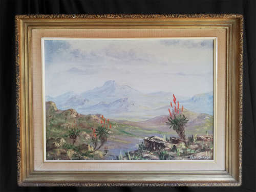 Stunning original 'Transkei' by Marthinus Le Grange
