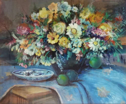 Jan Dingemans Oils | Still life flowers| Investment art piece