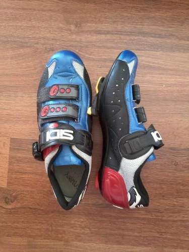 Sidi Men's Cycling Shoes - Blue and Red