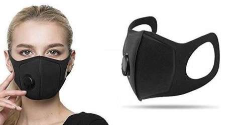 Face mask with valve