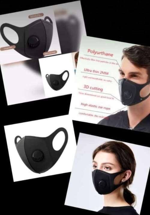 Face mask with valve