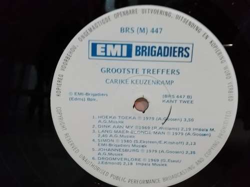 Carike Keuzenkamp Grootste Treffers LP