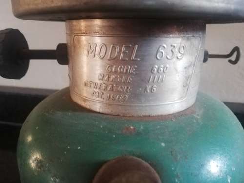 Coleman 639 lamp