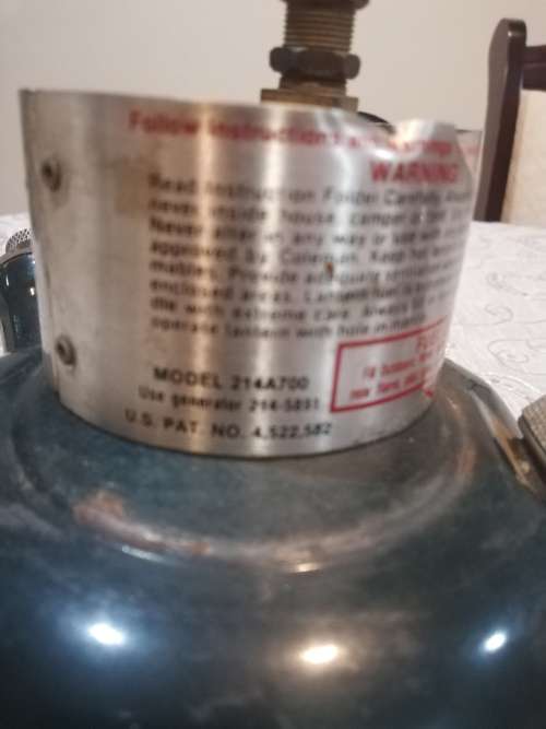 Coleman 214 kerosene container