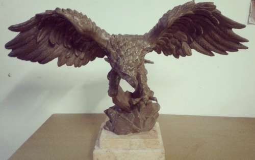 Bronze Eagle Figurine  (cold cast)
