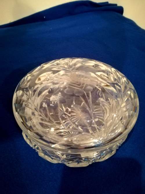 Crystal Rose sweet bowl