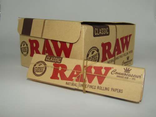 Unrefined rolling paper