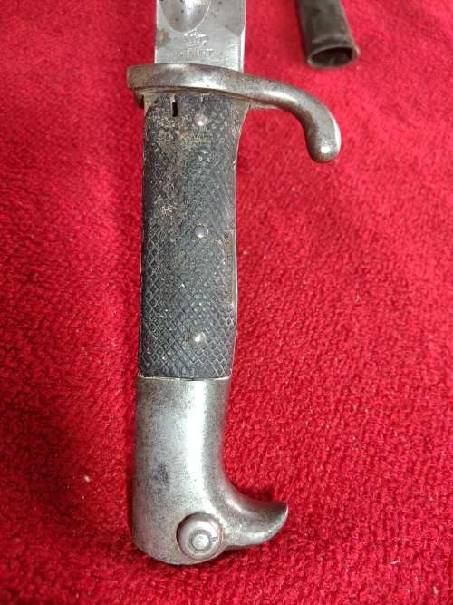 German K98 Sawback bayonet dated 1909 -