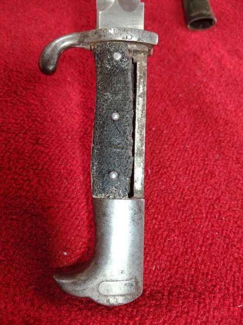 German K98 Sawback bayonet dated 1909 -