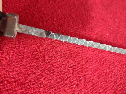 German K98 Sawback bayonet dated 1909 -