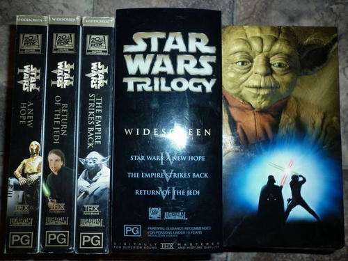STAR WARS TRILOGY (VHS) PRE-OWNED