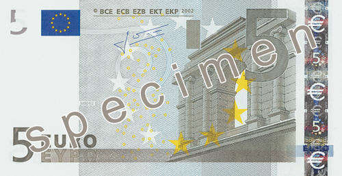 5 Euro Good Condition (BANK NOTES)