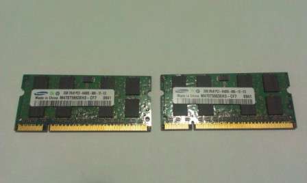 CRAZY SALE - 2X SAMSUNG R720 RAM - 2GB 2Rx8-PC2-6400S-666-12-E3