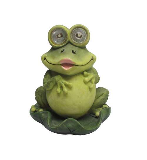 Solar Garden Frog