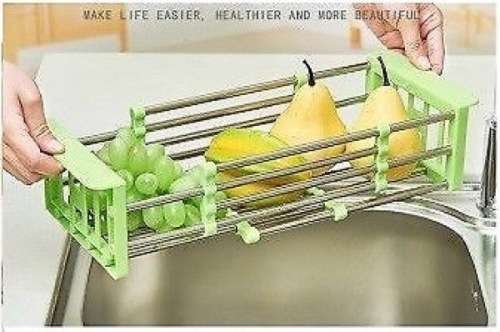 Telescopic Kitchen Sink Insert Storage Organizer Tray