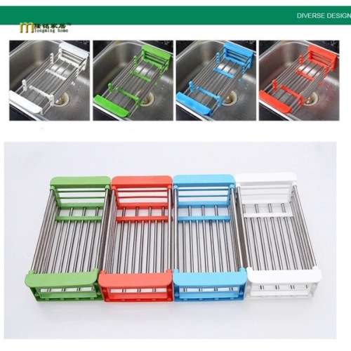 Telescopic Kitchen Sink Insert Storage Organizer Tray