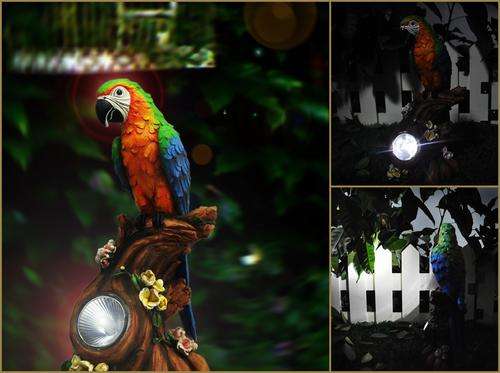 Solar Garden Parrot