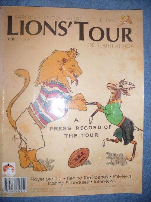 Sarfu's official guide of the 1997 Lion's Tour Magazine