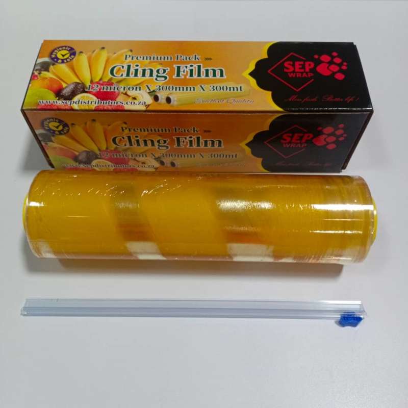 Cling Wrap/Film (Box of 6 x 300m x 300mm)