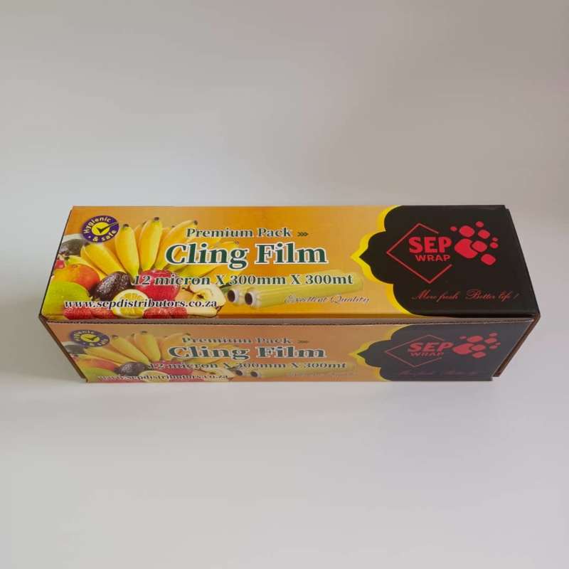 Cling Wrap/Film (Box of 6 x 300m x 300mm)
