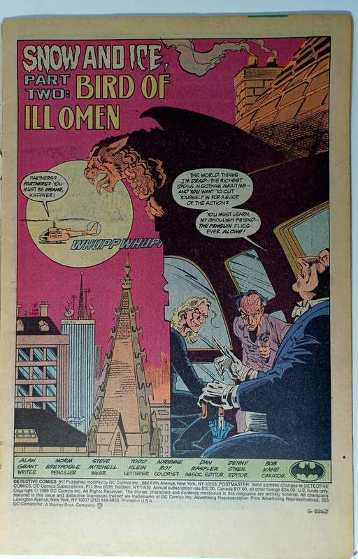 Detective Comics #611 - Key Issue!