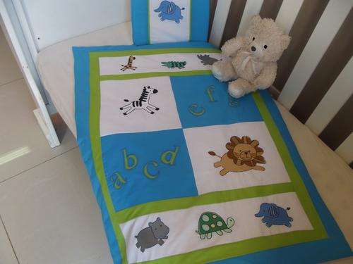 Embroidered Wild Animals 16 Piece Baby Linen Sets