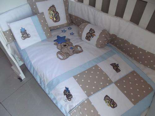 Embroidered Tatty Bear 9 Piece Baby Bedding Set - Reserved for Yolandi