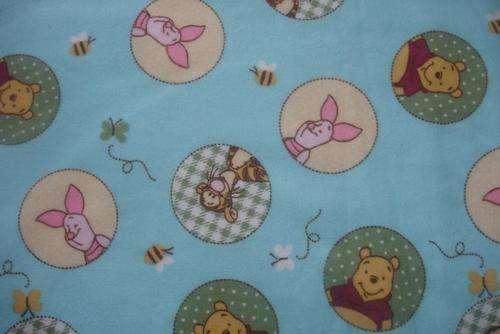 Blue Winnie the Pooh Receiver Blanket