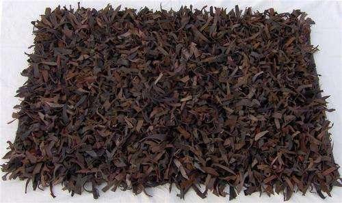 Shaggy Leather Rug