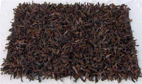 Shaggy Leather Rug