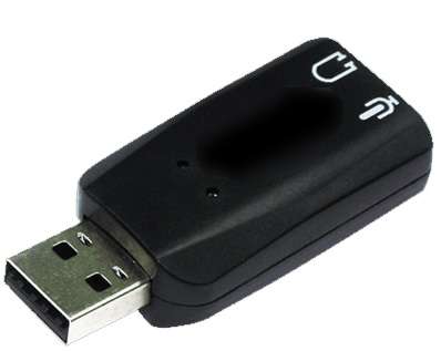 USB 2.0 Mic Speaker 5.1 Audio Sound Card ADAPTER