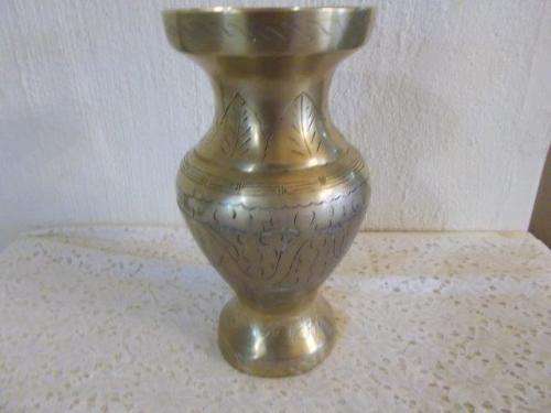 Chinese brass vase