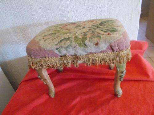 lovely tapestry foot stool