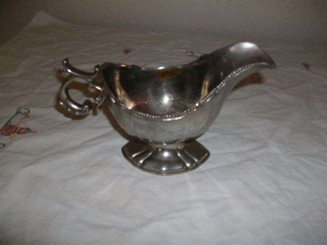 Lovely sliver plated gravy boat