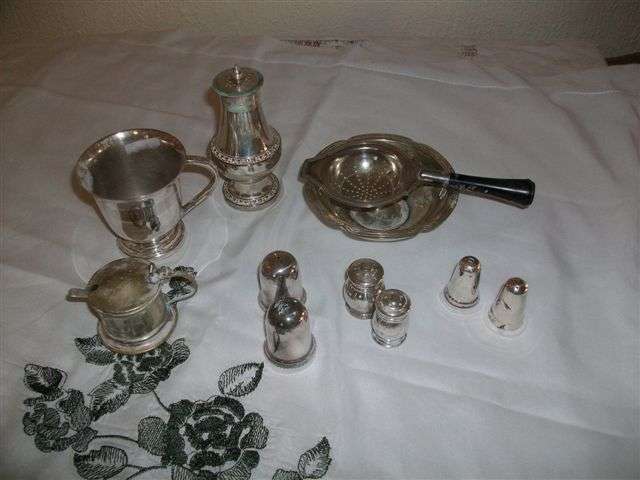 Collection of silver plated items collectors lot