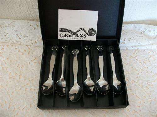 As new boxed carrol boyes set of tea spoons