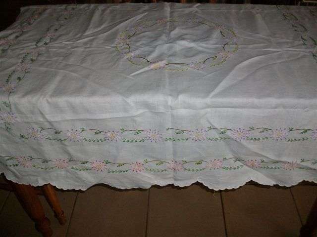 Vintage beautiful table cloth