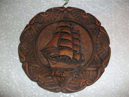 Decorative wooden wall plate (no2)