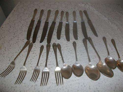 Some sliver plated vintage table cutlery