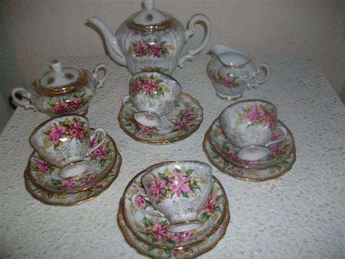 Simply stunning deodara tea set
