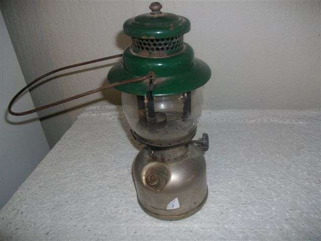 old vintage parfin lamp