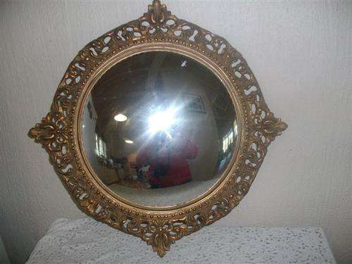 Stunning vintage ornate concave mirror