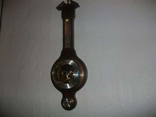 wooden 3 in one wall barometer