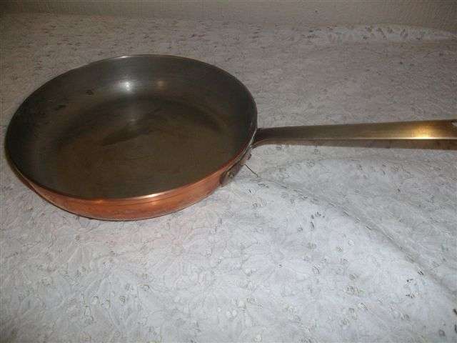 copper plated sauce pan