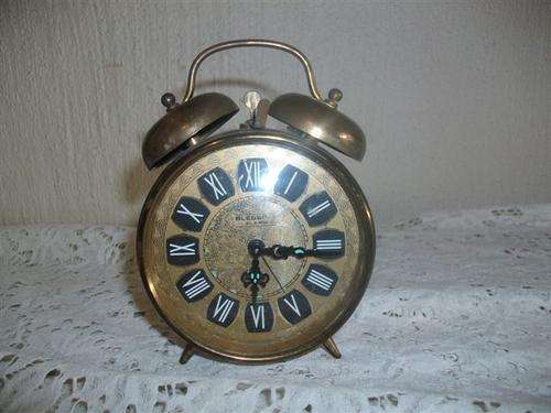 Blessing alarm wind up clock made in western germany in working order
