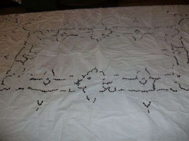 Vintage long table cloth