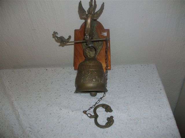 Wonderful large brass outside bell